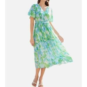 Grace Karin Pleated Floral Midi Dress Women's Size X-Large Mother's Day Spring